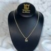 FRANCO  CHAIN WITH LETTER( M )PENDANT