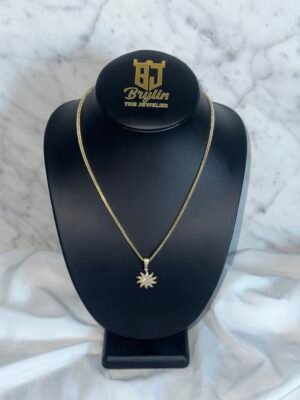 FRANCO CHAIN ​​WITH SUN  PENDANT