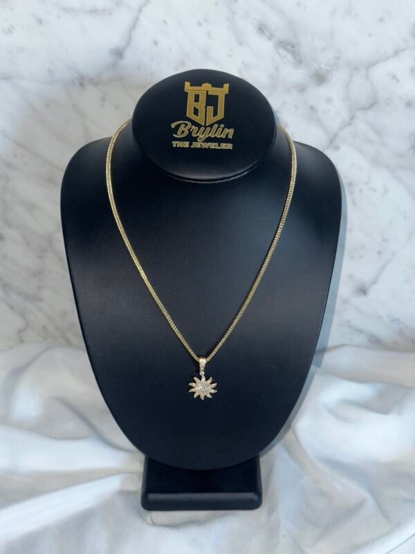 FRANCO CHAIN ​​WITH SUN  PENDANT