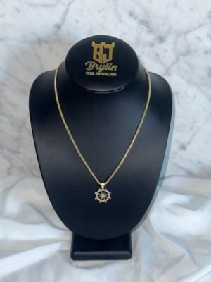 FRANCO CHAIN ​​WITH SUN  PENDANT
