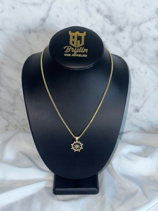 FRANCO CHAIN ​​WITH SUN  PENDANT