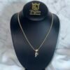 FRANCO  CHAIN WITH LETTER( F )PENDANT