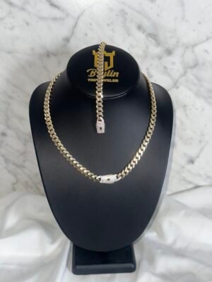 CHOKER MONACI AND BRACELET
