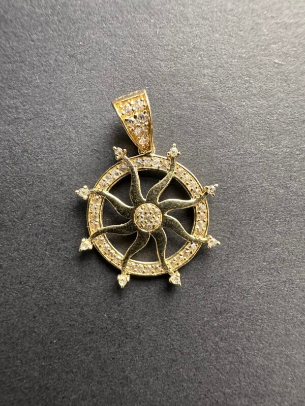 FRANCO CHAIN ​​WITH SUN  PENDANT
