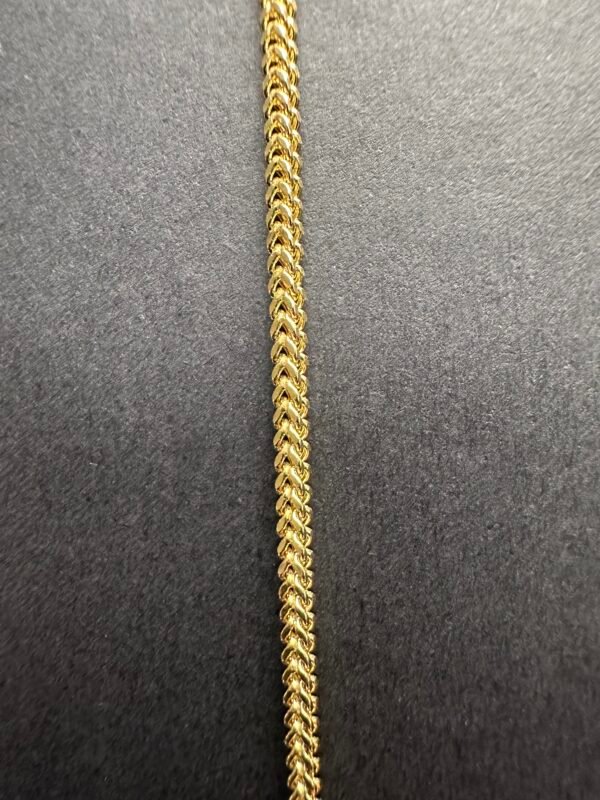 FRANCO CHAIN WITH FLOWER PENDANT